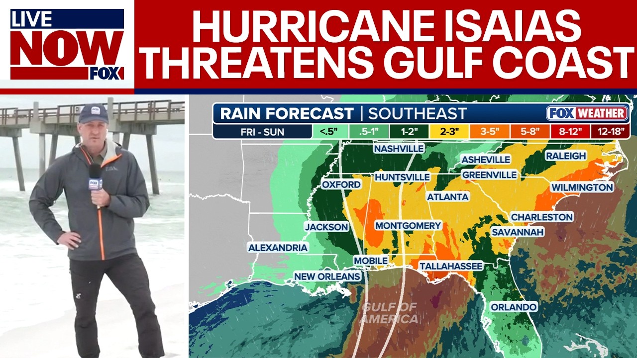 Dangerous hurricane threatens Gulf Coast