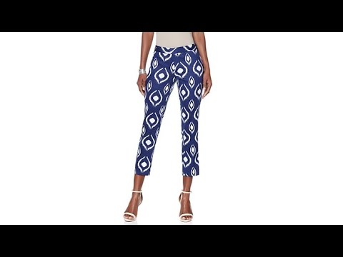 N Natori Ikat Printed Pique Crop Pant