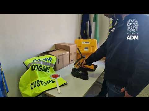Il sequestro al porto di Livorno di 3.500 paia di scarpe irregolari