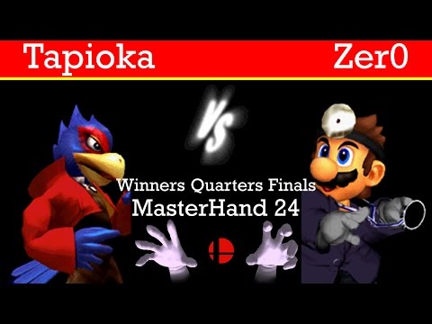 MasterHand 24 WQF - Tapioka(Falco) vs. Zer0(Dr.Mario)