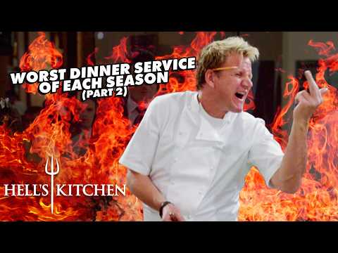The Worst Dinner Service From Each Season in Hell's Kitchen Pt. 2