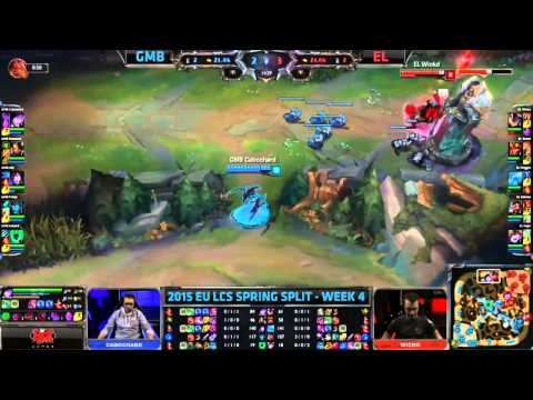 Gambit vs Elements | LCS EU 2015 Spring Split | 8. nap 3. meccs