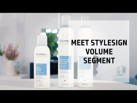 Meet the Volume Hair Styling Products | StyleSign | Goldwell Education Plus