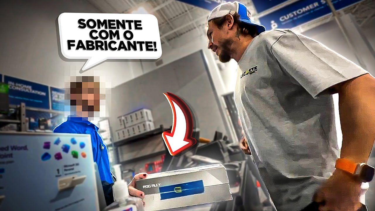 DEU RUIM NA TROCA DO VÍDEO GAME QUEBRADO