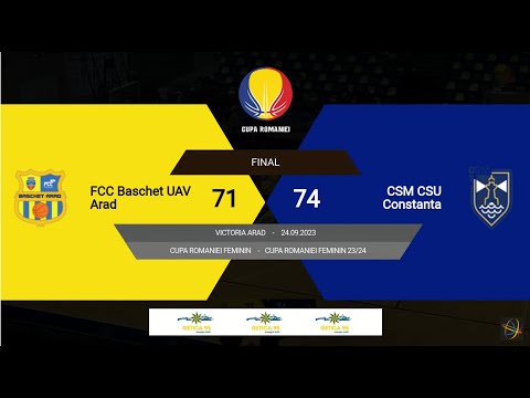 CRBF 2023-2024: FCC Baschet UAV Arad - CSM CSU Constanța