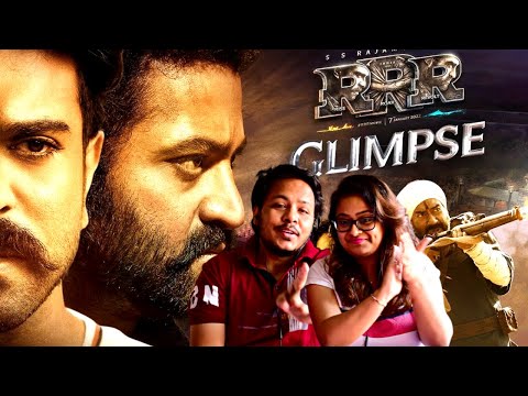 RRR Glimpse - NTR, Ram Charan, Ajay Devgn, Alia Bhatt REACTION | SS Rajamouli | 7 Jan 2022
