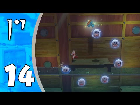 Super Mario 3D World (Blind) - Part 14 - Sunken Ghost Ship