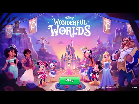 WORLDWIDE RELEASE - Disney Wonderful Worlds - Starting Over! Intro to Fantasyland!