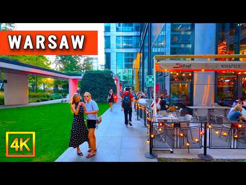 Europe’s Beautiful Rising Star – Golden Hour in Warsaw | 4K 60FPS HDR