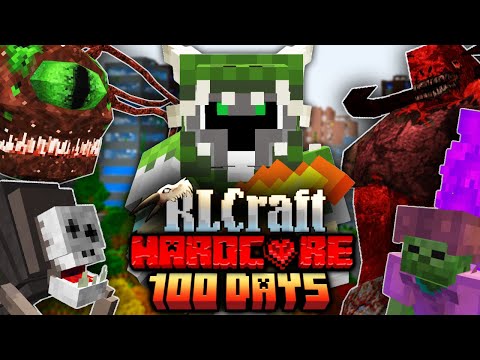 I Survived 100 Days in HARDCORE RLCRAFT (2.9.3)