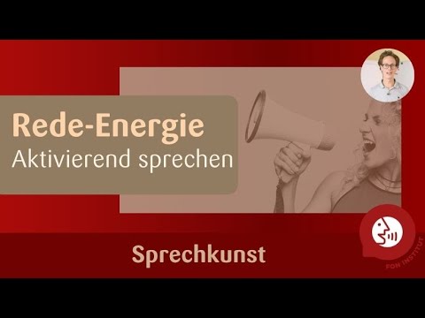Sprechkunst - Schenke deinen Zuhörer:innen Energie