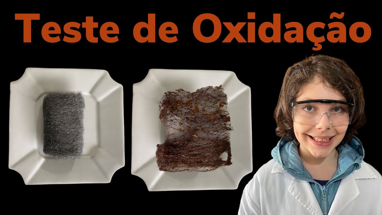 Teste de Oxidação Com Palha de Aço - Ferrugem Usando Vinagre - Steel Wool in Vinegar - Mundo do Bob