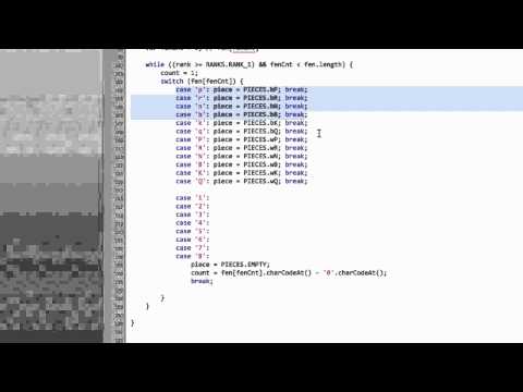 Programming A Chess Engine In Pure Javascript Part 11 - FEN Position String #2 Pieces