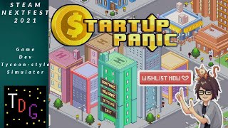 Steam NextFest Gameplay - Startup Panic - Can you guide a startup company to success?