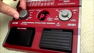 Video thumbnail for Korg AX3B Bass multi-effects pedal: Synth patches & Tutorial by Gearfacts