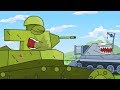 Monster Trucks Cartoons for kids. Evil tank vs good tank. Cartoon about tanks new episode.