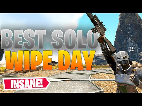My BEST SOLO Wipe Day EVER! - ARK