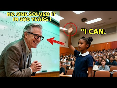 Professors Declared Math Problem Unsolvable in 200 Years — Black Girl Raised Hand, 