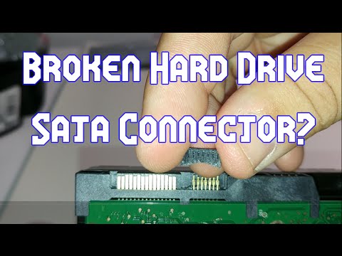 How to Fix a Broken Hard Drive Sata Connector