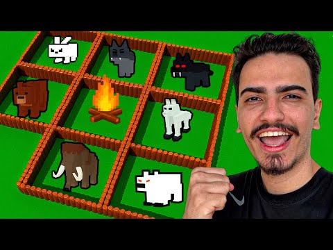 I CREATED a ZOO with ALL the ANIMALS from 99 NIGHTS IN THE FOREST 🦣🐻‍❄️