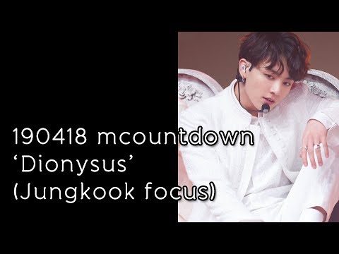 190418 mcountdown 'Dionysus' Jungkook focus