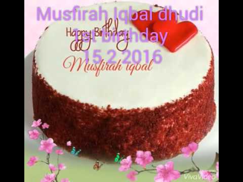 Birthday song musferah iqbal dhudi