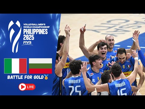 [4K] Italy 🇮🇹vs🇧🇬 Bulgaria | FIVB Men’s World Championship 2025 Battle for Gold 🥇 | Philippines