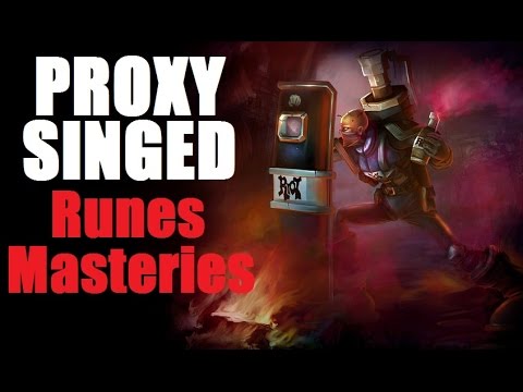 Proxy Singed S5: Runes, Masteries and Early Proxy