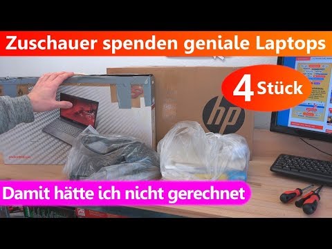 Zuschauer spenden geniale Notebooks 👍 damit hätte ich nicht gerechnet Video