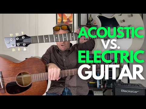 Should You Learn On Acoustic or Electric Guitar? Guitar Lessons with Stuart!