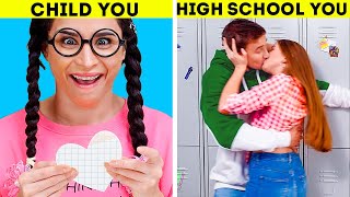 HIGH SCHOOL YOU VS CHILD YOU  Different Types Of P