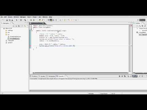 Java Tutorial Working With Math Class 1
