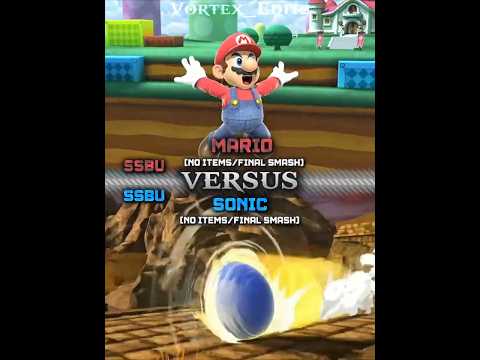 Mario Vs Sonic (SSBU)