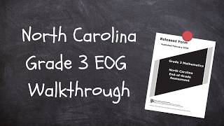 NC 3rd grade EOG Walkthrough