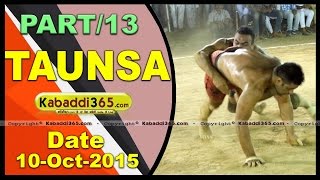 (13) Taunsa (Nawanshahr) Kabaddi Tournament 10 Oct 2015