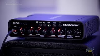 Video thumbnail for TC Electronic RH750 Bass Guitar Amplifier Head - TC Electronic  RH750 by American Musical Supply