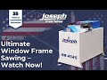 HM 4545 Double Miter Horizontal Stroking Saw By Joseph Machine