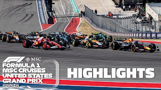 United States Grand Prix FULL HIGHLIGHTS | ESPN F1