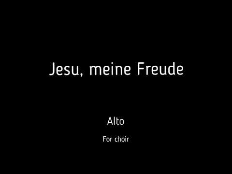 Choir/chór J.S. Bach - Jesu, meine Freude - Alto + score