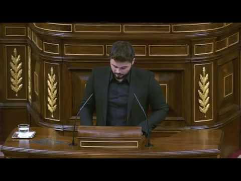 Gabriel Rufian speech at investiture debate of Mariano Rajoy, 02/09/2016 (English subs)