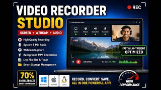 Download lagu Video Recorder Studio 🚀 Record Screen   Webcam   Audio | Fast & Lightweight App mp3