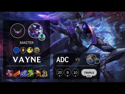 Vayne ADC vs Yasuo - EUW Master Patch 12.4