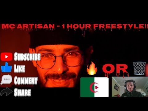 Algerian Rap Reaction Mc Artisan - 1 Hour Freestyle (Prod. by Llouis) | LMERicoTv Reaction