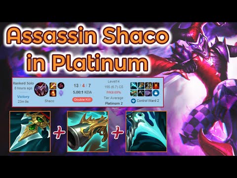 Assassin Shaco Jungle smurfing in Platinum - S11 [League of Legends] Full Gameplay - Infernal Shaco