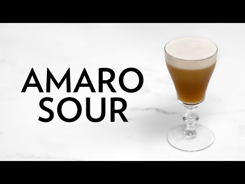 Amaro & Whiskey Sour – The Educated Barfly