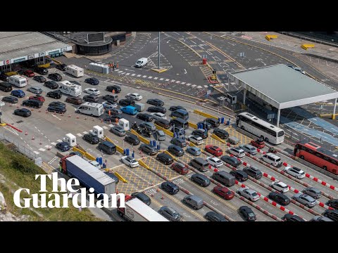 Chaos at the port of Dover leaves travellers queueing for up to six hours