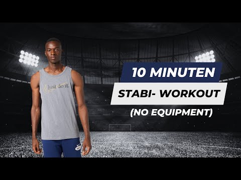 10 MIN | RANDY MANU FULL BODY STABI-WORKOUT| by Focused Plyrs | Stabilisationsübungen für Fußballer