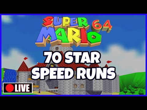 Super Mario 64 | 70 Star Speed Runs | Current Rank: 25th out of 163