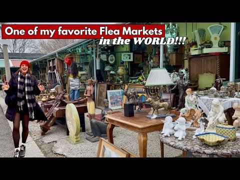 HOW Did I Not Know About This PLACE!?! Christmas Markets + Amazing Flea Markets! Shop With Me!