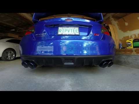 2015 Subaru STI TurboXS Catback vs Stock exhaust